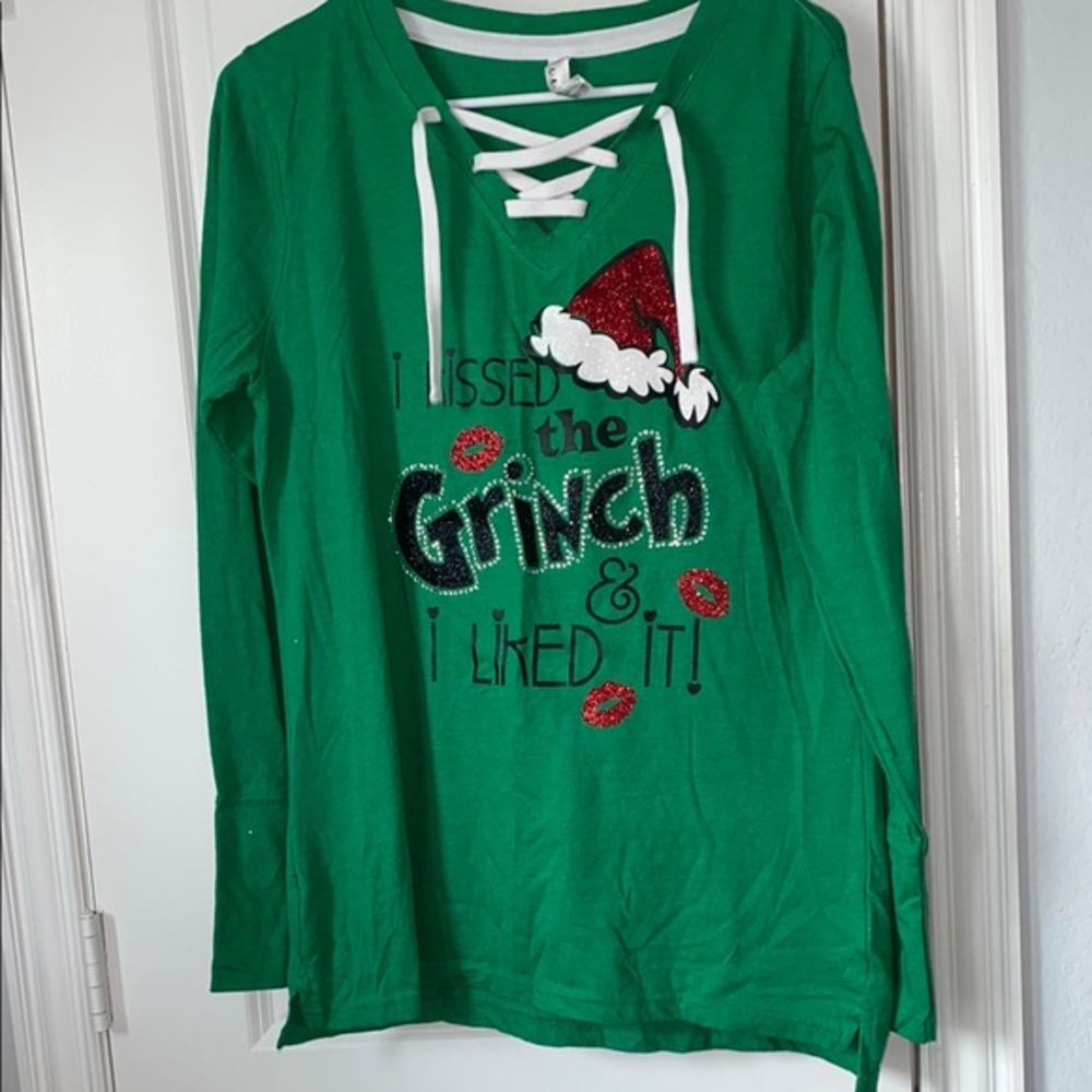 Green Holiday Graphic Skirt